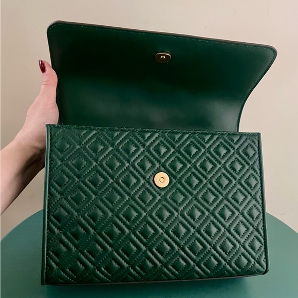 New Tory burch handbag  leather org $498 size medium 10,5/8/3,5 inch - Picture 8 of 16